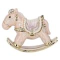 Miniatyrbillede 2 af 8: Pony Smykkeæske Sød Dyr Zinklegering Iøjnefaldende Multifunktionel Metal Smykkeæske til Toiletbord Ringe