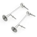 Miniatyrbilde 4 av 5: 2 stk. metallhøyttalerfløytehornmodell for 1/14 RC TAMIYA King Hauler Silver14