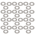 Miniatyrbilde 2 av 8: 1000 stk 304 rustfritt stål skive flat pakning maskinvare festedeler tilbehør M8