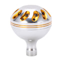Miniatyrbillede 7 af 8: Metal spinning hjul fiskeline Hjulknop Grip Konvertering Udskiftningstilbehør38MM