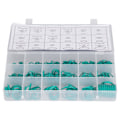 Miniatyrbild 2 av 8: 270-packning O-ringar Tätningsbricka Packning Sortiment Set 18 Storlekar Kit Gummigrommets för Reparation Grön