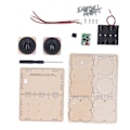 Miniatyrbillede 4 af 8: DIY Bluetooth Speaker Kit Stereo Surround Ikke-giftigt komposittræ DIY Speaker Kit til elev