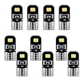 Miniatyrbillede 1 af 3: 12V T10 LED Canbus pærer - Hvide indvendige kuppel- og nummerpladelys