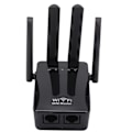 Miniatyrbild 6 av 8: 3 i 1 trådlös router AP Access WIFI Enhance Point 360° Full Signal Coverage 300Mbps WiFi Router för hem 100‑240VUS-kontakt