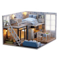 Miniatyrbild 1 av 8: DIY Doll House Söt Dollhouse Miniatyr House Toy Kit med Music the Castle in the Sky