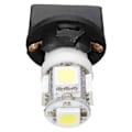 Miniatyrbild 4 av 5: 10X T10 Vit 5050 194 LED Lampor Instrument Mätare Kluster Dash Ljus med Sockel