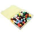 Miniatyrbild 6 av 8: Kemi Molecular Model Kit PP Balls H C O N S Cl Br P I Box Packed Molecular Structure Model for School Education