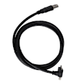 Miniatyrbild 7 av 8: Micro-B hane till USB-A 3.0 hane kabel sladd vinkelanslutning adapterkabel 1,2 m svart