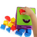 Miniatyrbilde 5 av 6: Baby Blokker Form Sorter Leke Farge Gjenkjenning Form Leker med Fargerik Sortering Terning Boks Gave til Gutter og Jenter