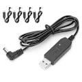 Pikkukuva 4 / 8: 5 kpl kannettava USB-laturikaapeli UV9R PLUS -radioakku Kaksisuuntainen radio