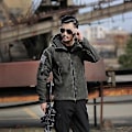 Pikkukuva 3 / 5: Combat Military Taktinen Fleece-takki Ulkoilmaurheiluun ja Vaellukseen - Harmaa XXL