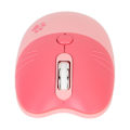 Miniatyrbilde 4 av 8: 2,4G Cat Wireless Mouse Mute USB-mottaker Søt bærbar 3 nivåer DPI-mus for M3 bærbar datamaskin Sakura Pink