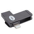 Miniatyrbild 6 av 8: 2 i 1 Mini Metal U-disk Mobiltelefon OTG Flash-enhet 256 GB Lagring för Windows/iOS-system
