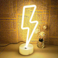 Miniatyrbillede 5 af 5: Sød Neon Skilt Varmt Hvid LED Lys til Soveværelse Værelse Dekoration USB Batteridrevet