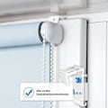 Pikkukuva 4 / 5: Kaksoisrullaverhon kiinnityskannattimet, poraamattomat varaosatarvikkeet PVC-, puuikkunoille ja ovien karmeille, 4 kpl