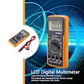 Miniatyrbilde 8 av 8: DT9205A LCD-skjerm Håndholdt digitalt multimeter AC/DC motstandskapasitanstester