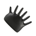 Miniatyrbild 4 av 8: Ringhållare för hand, blekningsbeständig, utsökt handgjord smyckesdisplay för armband, klockor, svart