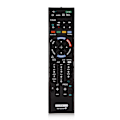 Miniatyrbilde 1 av 8: Svart fjernkontrollerstatning for Sony RM-ED058 TV