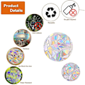 Miniatyrbild 2 av 4: Rainbow Prism Anti-Collision Window Stickers Set med 10 st