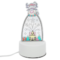Miniatyrbilde 5 av 8: LED Rhinestone Maleri Lampe Tredimensjonal Effekt Anti Shedding Myk Belysning Kunst Maleri Nattlys for Dekorasjon