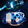 Miniatyrbillede 3 af 8: 220V Mini Justerbar Infrarød Sensor Menneskekrop Induktion Afbryder til Lyslampe