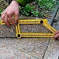 Miniatyrbild 4 av 5: Mall för multi-vinkel mätverktyg, exakt mätlinjal