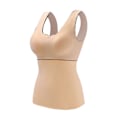 Miniatyrbild 1 av 5: Slank Sömlös Skinnfärgad Camisole med Inbyggd BH för Kvinnor