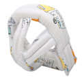 Miniatyrbilde 5 av 8: Baby Cloth Protective Cap Comfortable AntiCollision Toddler Learn to Walk Head Protection(Gray White )