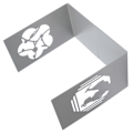 Miniatyrbillede 4 af 8: Metal Bogstøtte AntiSlip Antik Stil Desktop Bogreol Bogdeler Håndværksartikler (Blomster blomstrer Send Kærlighedsangst)