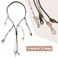 Pikkukuva 5 / 8: Nylon Duck Goose Call Lanyard Braid Paracord ulkometsästykseen (armeijanvihreä ACU-naamiointi)