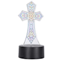 Miniatyrbilde 7 av 8: LED 7 farger USB nattlys akryl DIY diamantmaleri lampe hjemmedekorasjon (DP03)