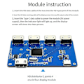 Miniatyrbillede 2 af 5: Displaymodul - kompatibelt distributørmodul 1 i 4 set-top-boks
