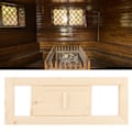 Miniatyrbillede 2 af 8: Træ rektangel udluftningsgitter Ventilation damprum Sauna tilbehør