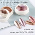 Miniatyrbild 5 av 5: Glittrande roséguld nagelpulver för fantastisk nagelkonst