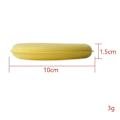 Miniatyrbillede 2 af 5: Pakke med 8 Skum Bil Applikator Pads - Gul - 10cm