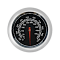 Miniatyrbild 1 av 5: Analog stektermometer för grill rostfritt stål