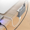 Miniatyrbild 2 av 3: ORICO MH4PU Aluminiumlegering 4-Port 5Gbps USB3.0 HUB PC Notebook Converter Dockingstation