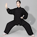 Pikkukuva 1 / 3: Miesten ja naisten pehmeät puuvillaiset tai chi- ja kung fu -kamppailulajivaatteet XL
