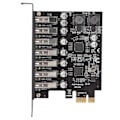 Miniatyrbilde 1 av 8: 7-porter PCIE-utvidelseskort 7-porter USB 3.2 GEN1 5Gbps Høyhastighets overføring Stabil strøm USB 3.2 GEN1 frontutvidelseskort