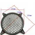 Miniatyrbillede 5 af 5: 4 stk 4 tommer sort plastiknet til bilhøjttalergrilldæksler Circle Guard Protectors