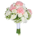 Miniatyrbild 3 av 8: Håller blomma ren elegant romantisk vacker bröllopsbukett för kontor i sovrummet