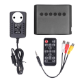 Miniatyrbilde 1 av 8: Miniprojektor Bærbar Mini Hjemmefilmprojektor HD LED Mikro Mobiltelefon Sammeskjermprojektor for bærbar PC TV Telefon Nettbrett Svart EU-plugg 100-240V