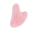 Miniatyrbillede 2 af 5: Gua Sha Ansigtssten Rose Kvarts Hjerteform Anti-rynke Massageværktøj