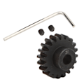 Miniatyrbild 3 av 8: 20T Pinion Gear med set Mod 1 5mm axel för LOSI 1/10 Lasernut U4 Tenacity Off Road Vehicle