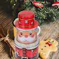 Miniatyrbild 2 av 4: Julkakburkar Jultomte Snögubbe Renar Nötknäppare Kakburkar Julgodisburkar Kexburkar 13cm*25cm