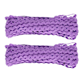 Pikkukuva 4 / 8: 2 kpl aaltoilevyä koristeluun S-muotoinen polyesteri violetti lahjapakkaus DIY ompelutarvike 8mm