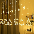 Miniatyrbilde 1 av 5: Julelys Garland, Lysgardin, LED Lysgardin, Juledekorasjon, Stjernelys, 4M 8 Lysmoduser