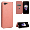 Pikkukuva 1 / 5: Oneplus 5 hiilikuituinen nahkakotelo - B6 ruskea