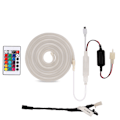Miniatyrbild 1 av 8: App-styrd front bagageutrymme RGB LED-list omgivande belysningssatser ersättning för Tesla Model S X 2012‑2022