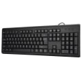 Miniatyrbilde 2 av 8: USB kablet tastatur 104 taster Silent Business Mute Keyboard PC Bærbar datamaskin T15